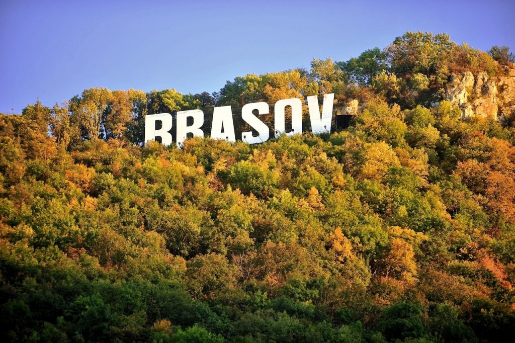 Brasov romania sign hollywood